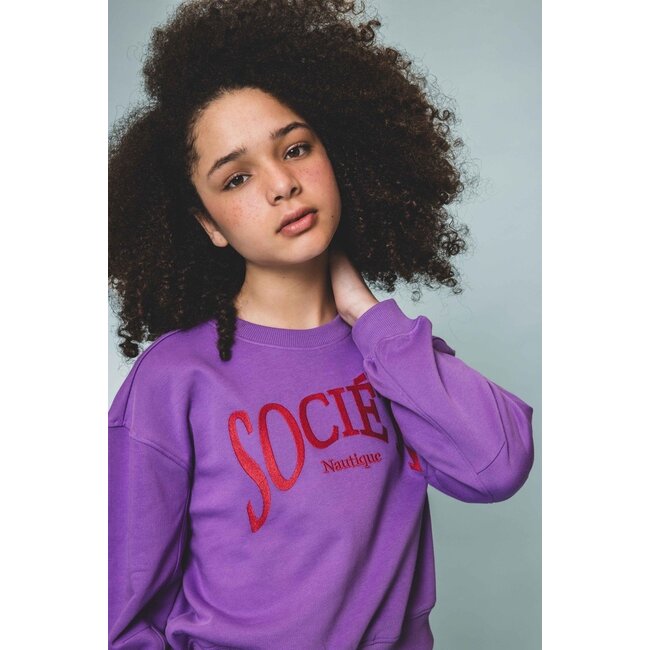 LOOXS 10sixteen Zomer sweater meisjes terry - Paars