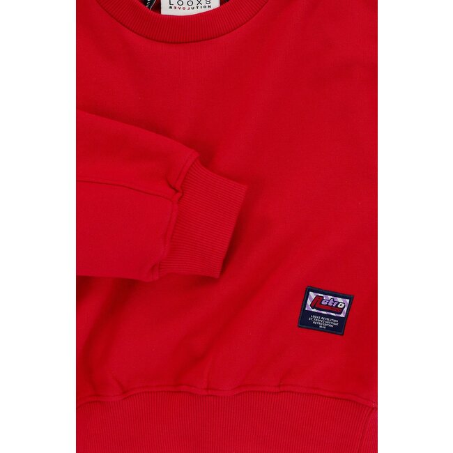 LOOXS 10sixteen Zomer sweater meisjes terry - Scarlet rood