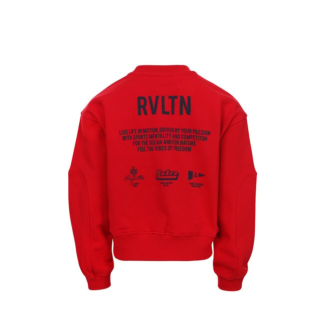 LOOXS 10sixteen Zomer sweater meisjes terry - Scarlet rood