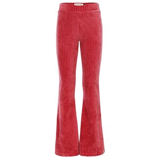 LOOXS Little Zomer flair broek meisjes corduroy - Punch rood