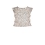 NoBell Zomer top meisjes Licht goud - pailletten - Teddy