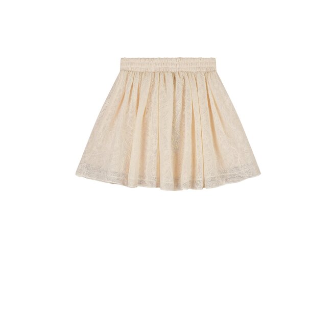 NoNo Zomer rok meisjes Ivoor wit - embroidery mesh - Ninu