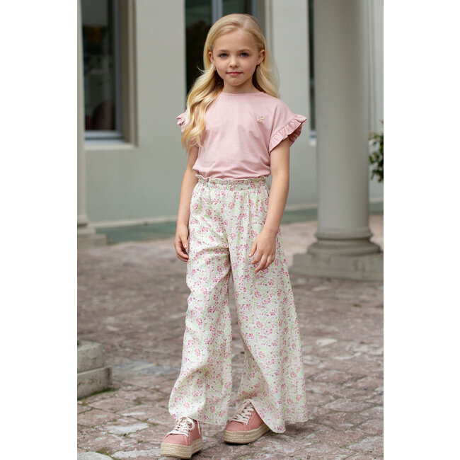 Like Flo Zomer broek meisjes AOP multi - wide leg