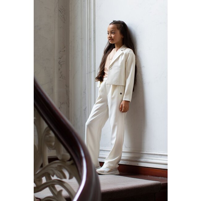 Like Flo Zomer blazer meisjes Off wit - geweven
