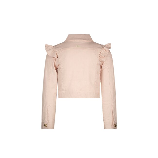 Le Chic Zomer spijkerjas meisjes Roze - ruffel - Alysum