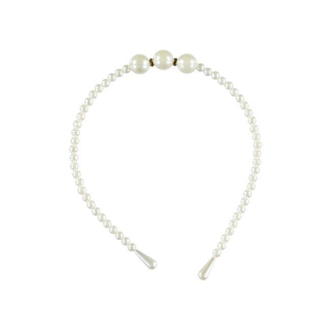 Le Chic Zomer diadeem meisjes Ivoor wit - Royal-A