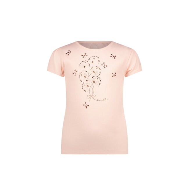 Le Chic Zomer t-shirt meisjes Roze - artwork - Nommy