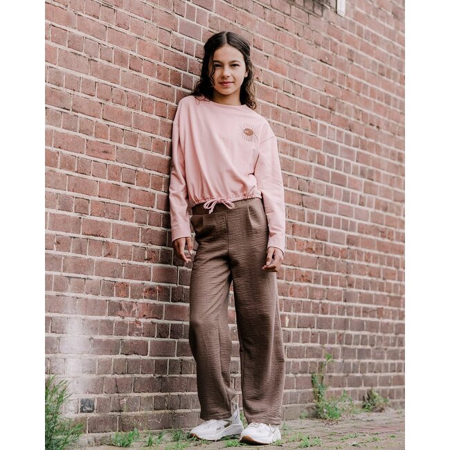 KIEstone Zomer sweater meisjes - zacht roze - Sil