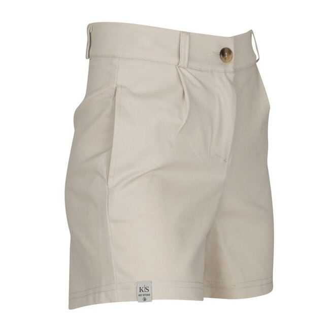 KIEstone Zomer short meisjes - zand - Sandy  steekzak