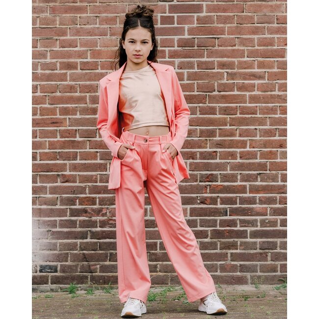 KIEstone Zomer broek meisjes - perzik - Lola