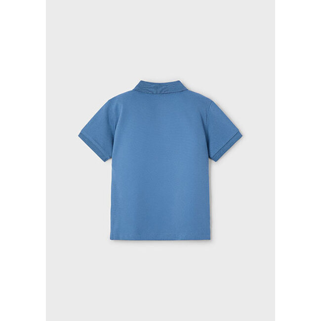 Mayoral Zomer polo shirt S/S jongens - blauw