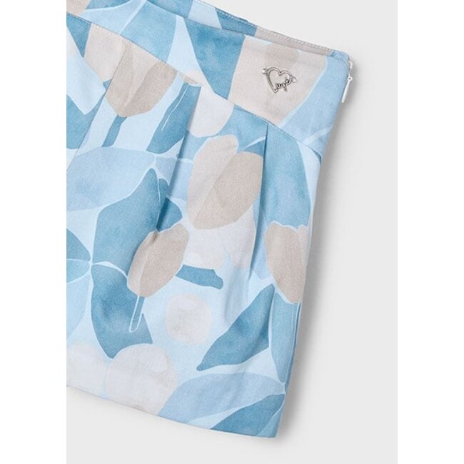 Mayoral Zomer skort print meisjes - blauw