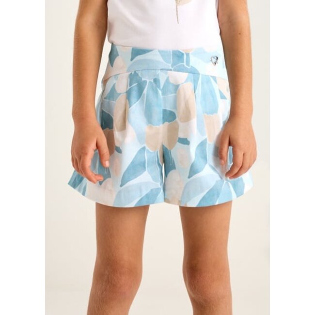 Mayoral Zomer skort print meisjes - blauw