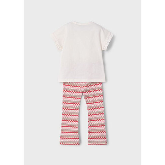 Mayoral Zomer flair broek + top meisjes - zalm roze