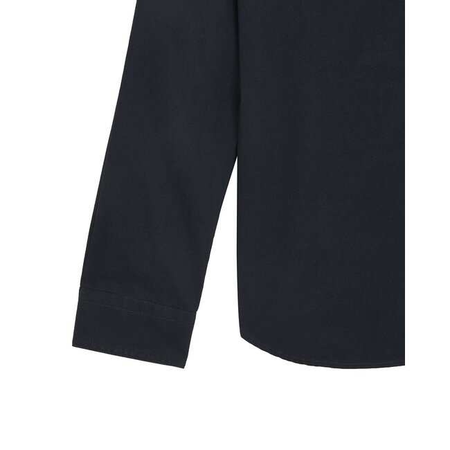 Lyle & Scott zomer blouse jongens - Navy blauw - Poplin