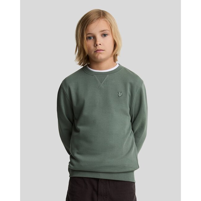 Lyle & Scott winter sweater jongens - Mercurial groen - Tonal