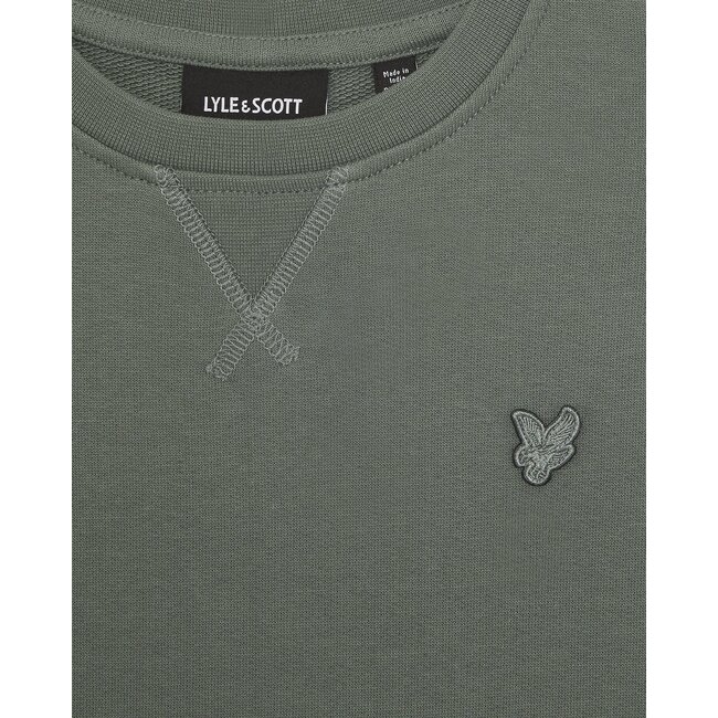 Lyle & Scott winter sweater jongens - Mercurial groen - Tonal