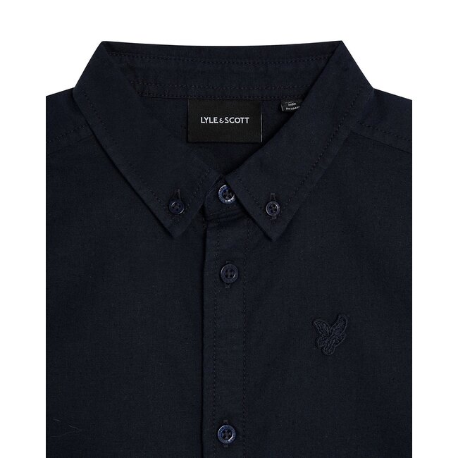 Lyle & Scott zomer blouse S/S jongens - Navy blauw
