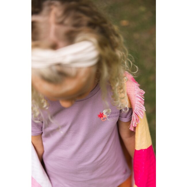 Quapi Zomer shirt meisjes - paars -  Feze