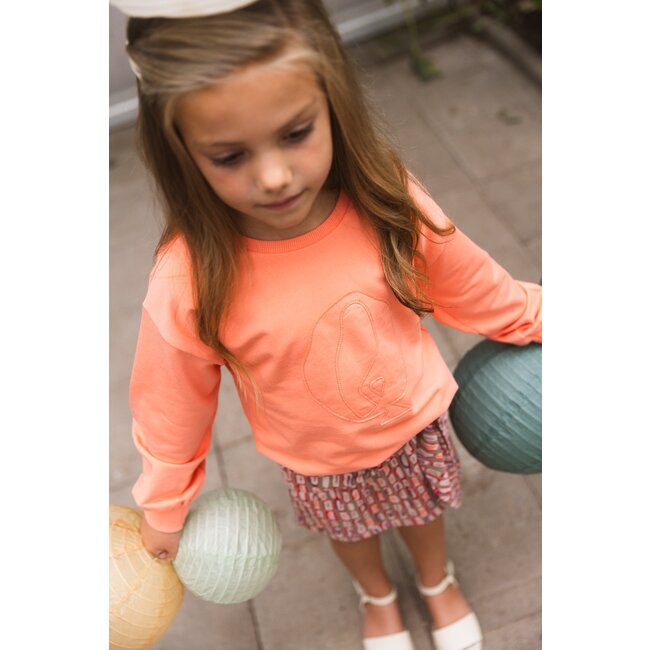 Quapi Zomer sweater meisjes - koraal -  Floor