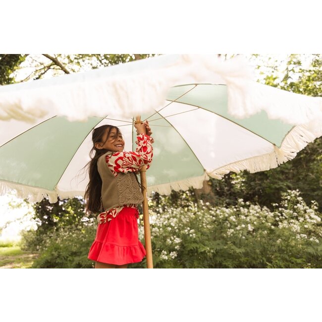 Quapi Zomer rok meisjes - roze rood -  Frida