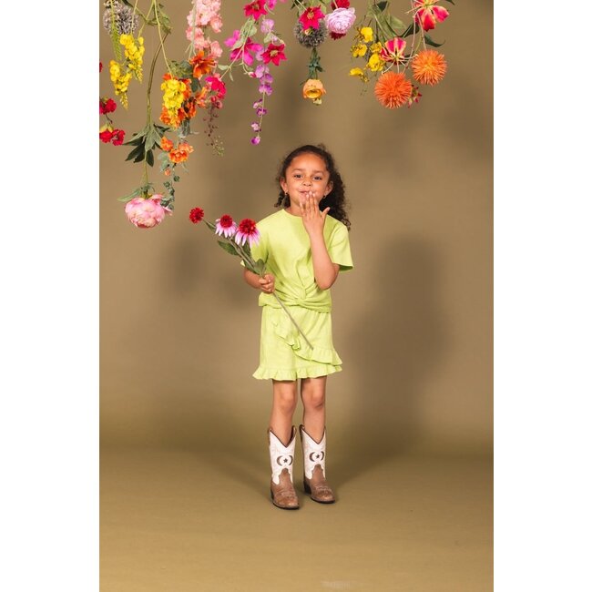 Quapi Zomer rok meisjes - groen -  Flow