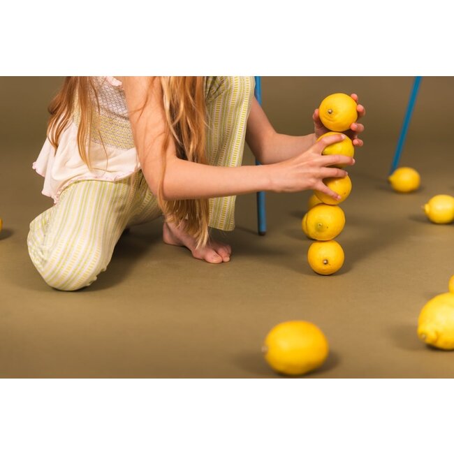 Quapi Zomer broek meisjes - groen - AOP grafisch -  Fymme