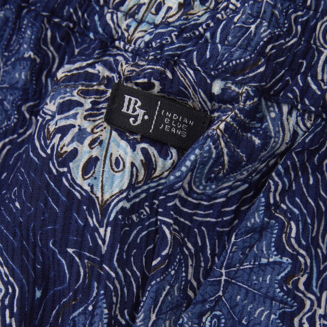 Indian Blue Jeans Zomer broek meisjes - navy blauw - print - wide fit