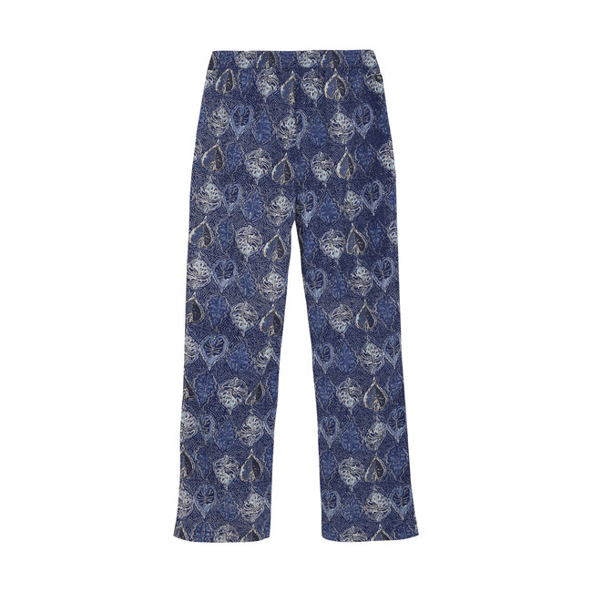 Indian Blue Jeans Zomer broek meisjes - navy blauw - print - wide fit