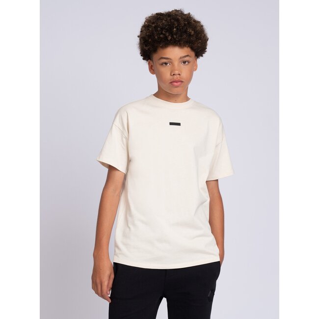 Nik&Nik zomer oversized t-shirt jongens - off wit - Bloom