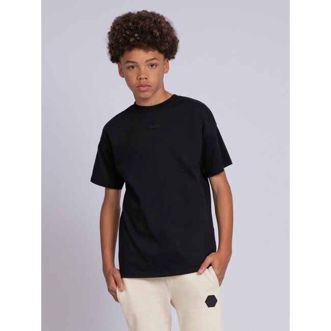 Nik&Nik zomer oversized t-shirt jongens - zwart - Bloom