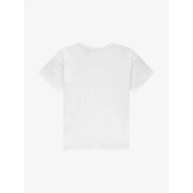 Nik&Nik zomer t-shirt meisjes - off wit - Eyelet