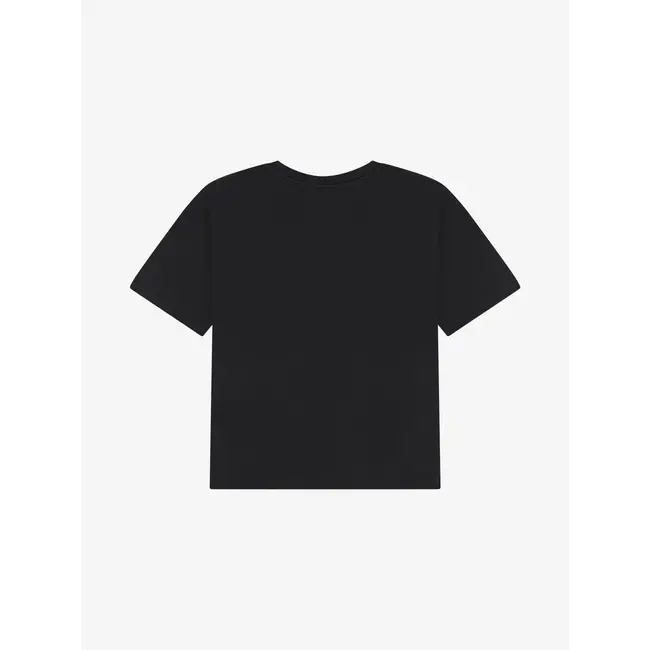 Nik&Nik zomer t-shirt meisjes - zwart - Eyelet