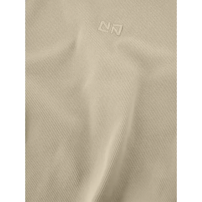 Nik&Nik zomer rib top meisjes - taupe - Sylvia