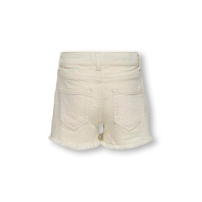 Kids ONLY zomer jeans short meisjes - off wit - Kogrobyn
