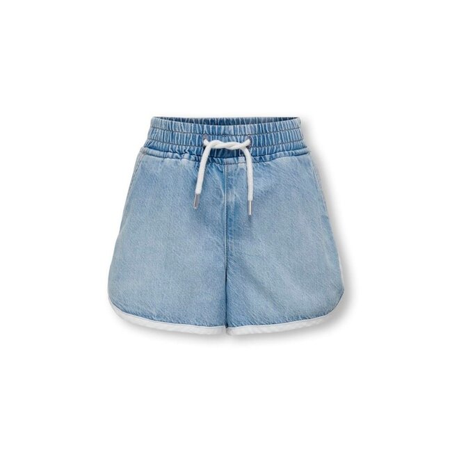 Kids ONLY zomer jeans short meisjes - licht blauw denim - Kogpierce