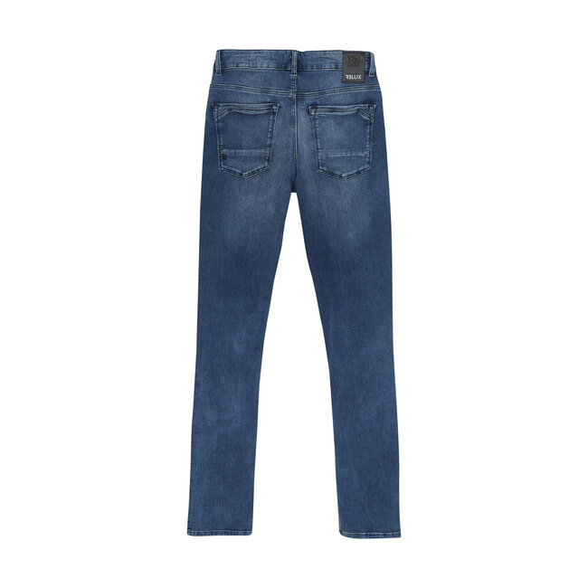 Rellix Jongens jeans broek slim fit - Used medium blauw denim