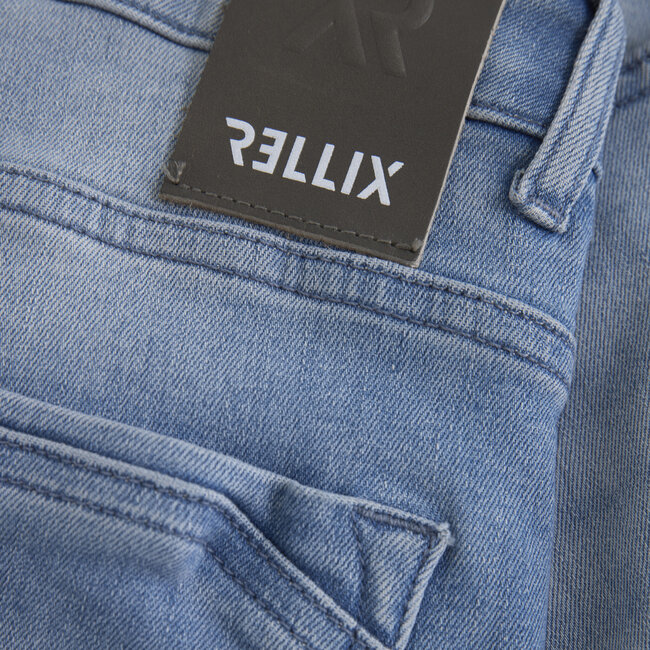 Rellix Zomer jeans broek jongens - blauw - 2513 slim fit used