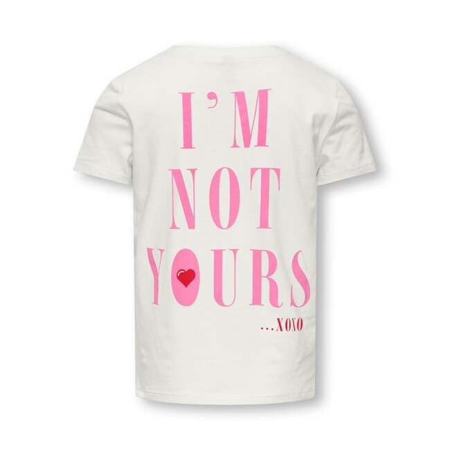 Kids ONLY zomer top S/S meisjes - off wit - Koglotte-Ariya
