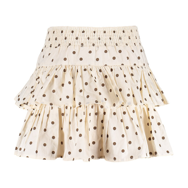 Frankie & Liberty Zomer skort - stippen meisjes - zand - Rebecca