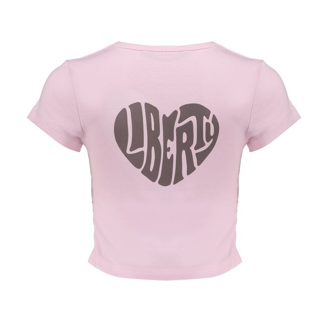 Frankie & Liberty Zomer t-shirt meisjes - roze - Rowena