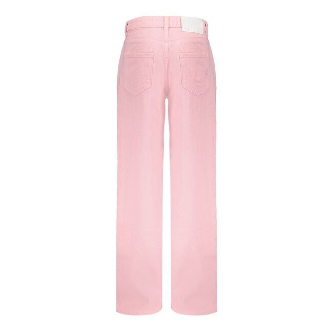 Frankie & Liberty Zomer jeans broek - straight leg meisjes - roze - Frankie