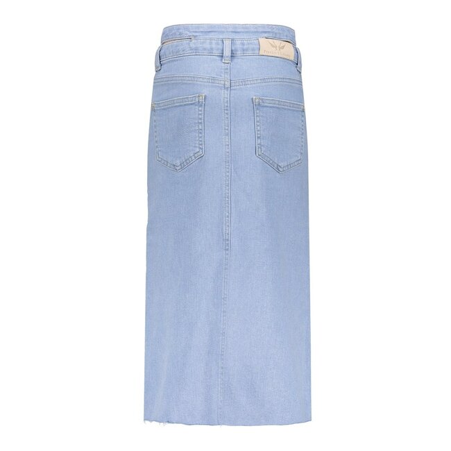Frankie & Liberty Zomer jeans rok meisjes - licht blauw - Midi