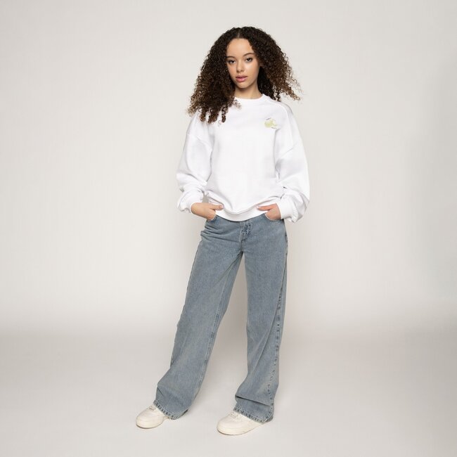 Frankie & Liberty Zomer sweatshirt meisjes - wit - Rana