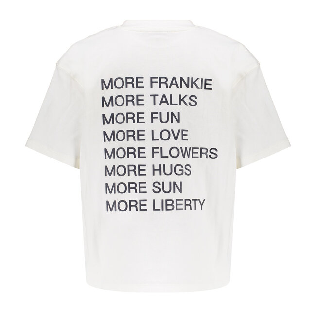 Frankie & Liberty Zomer t-shirt meisjes - creme - Rezia