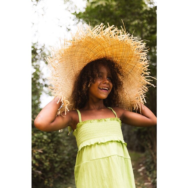 Quapi Zomer jurk meisjes - groen -  Felien