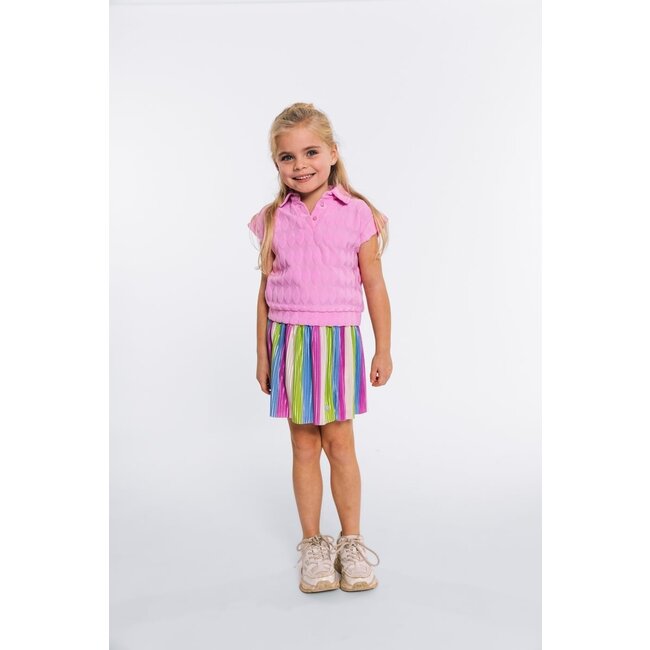 Quapi Zomer shirt meisjes - lilac paars -  Fiep