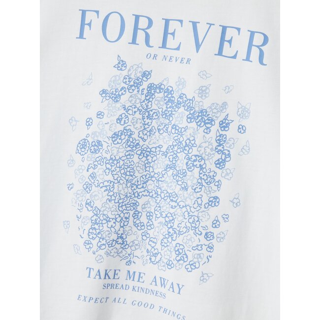 Name it zomer top meisjes - wit - Nkfdask