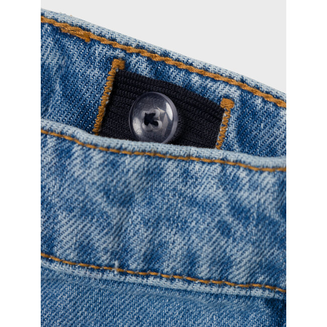 Name it zomer jeans short meisjes - medium blauw denim - Nkfbella