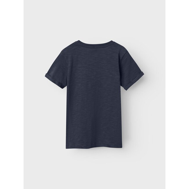 Name it zomer t-shirt jongens - donker blauw - Nkmvincent